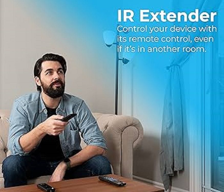 How to use an Infrared Extender with Nyrius to Control your TV from Another Room