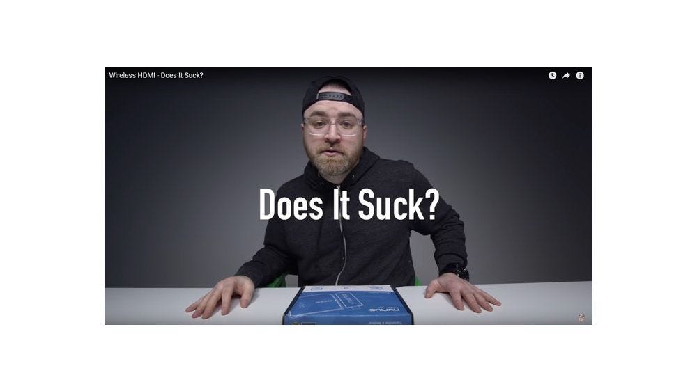 Unbox Therapy Tests the Nyrius Aries Pro Wireless HDMI Streaming with the Nintendo Switch