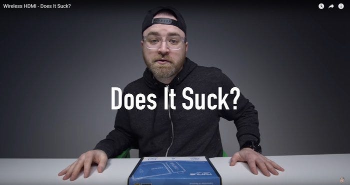 Unbox Therapy Tests the Nyrius Aries Pro Wireless HDMI Streaming with the Nintendo Switch