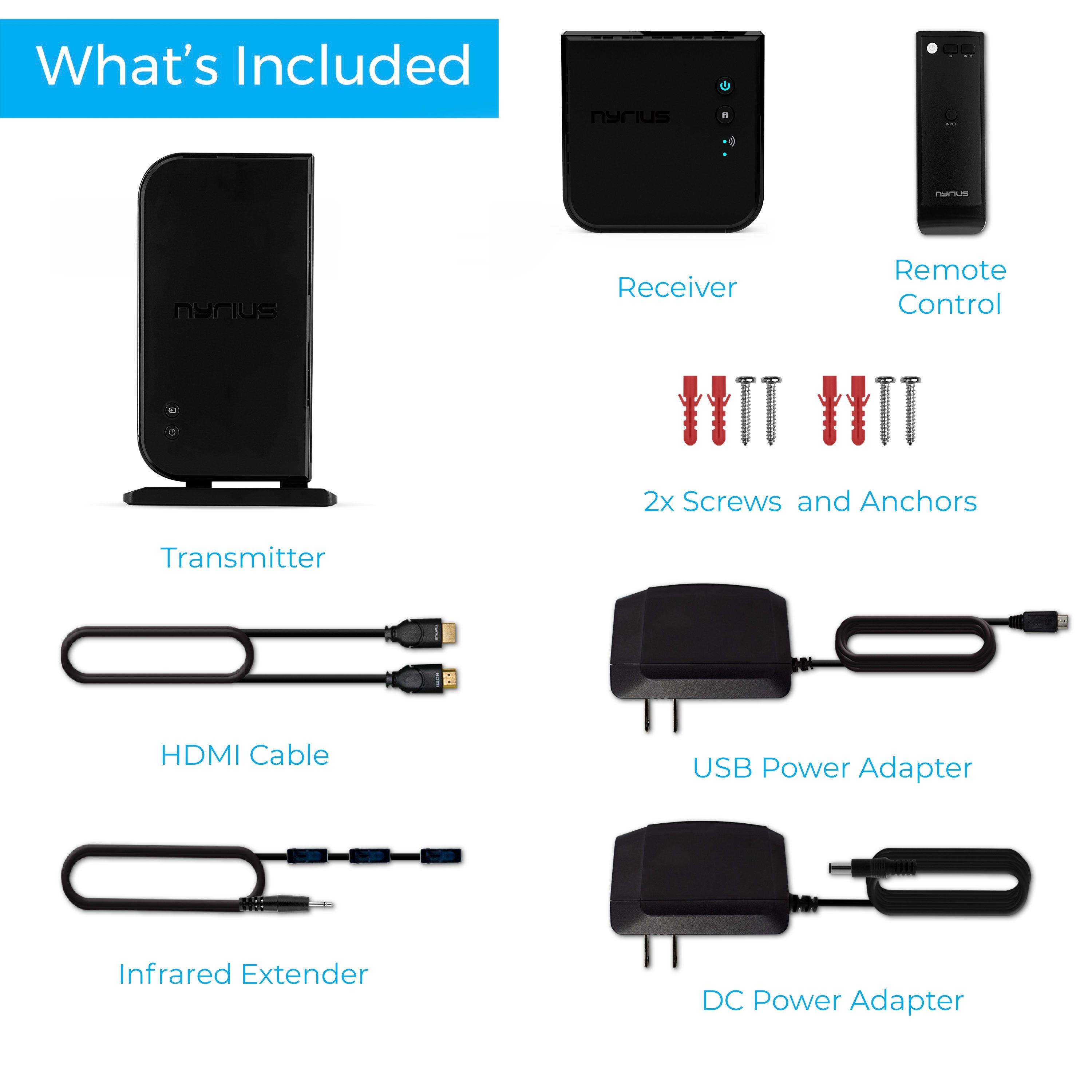 ARIES Home+ Wireless HD Video 2 Input Transmitter & Receiver