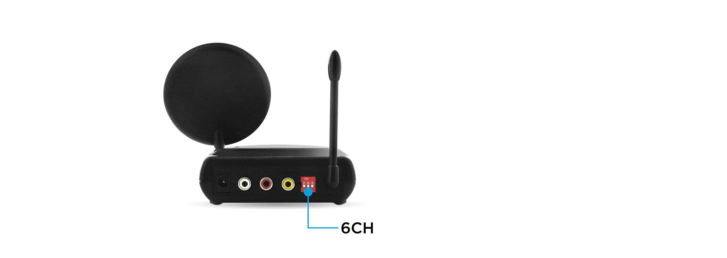6 Channel Frequencies with Automatic Syncing 6 Channel Frequencies with Automatic Syncing